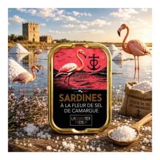   La Bonne Mer szardínia olívaolajban camargue-i virágsóval 115 g