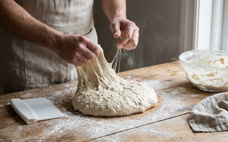 Kenyérsütési technika és tésztakezelés