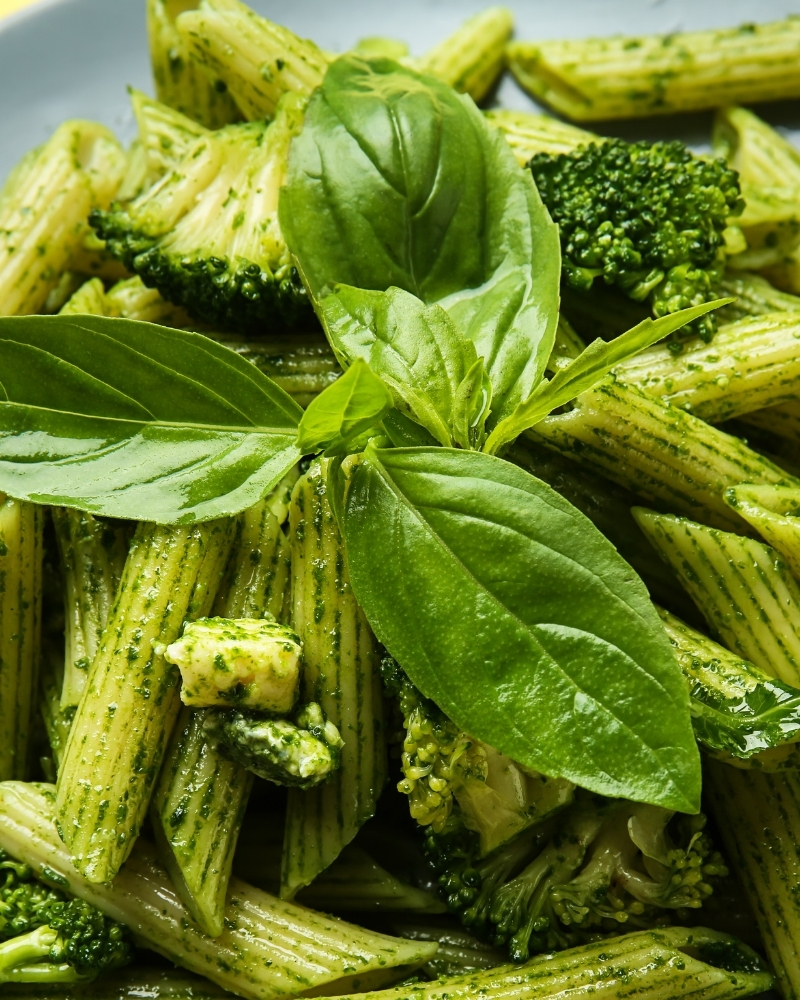 Friss tészta és pesto